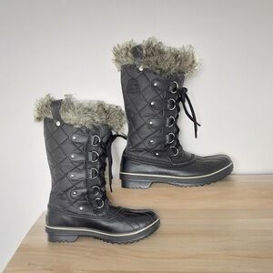 Sorel Tofino Felt Winter Boot - Women's-Grizzly Bear/Siberia size 8.5
